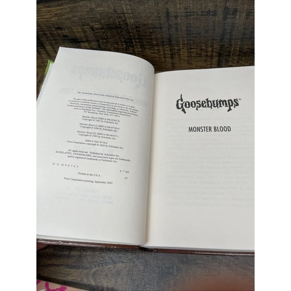 Scholastic hc goosebumps